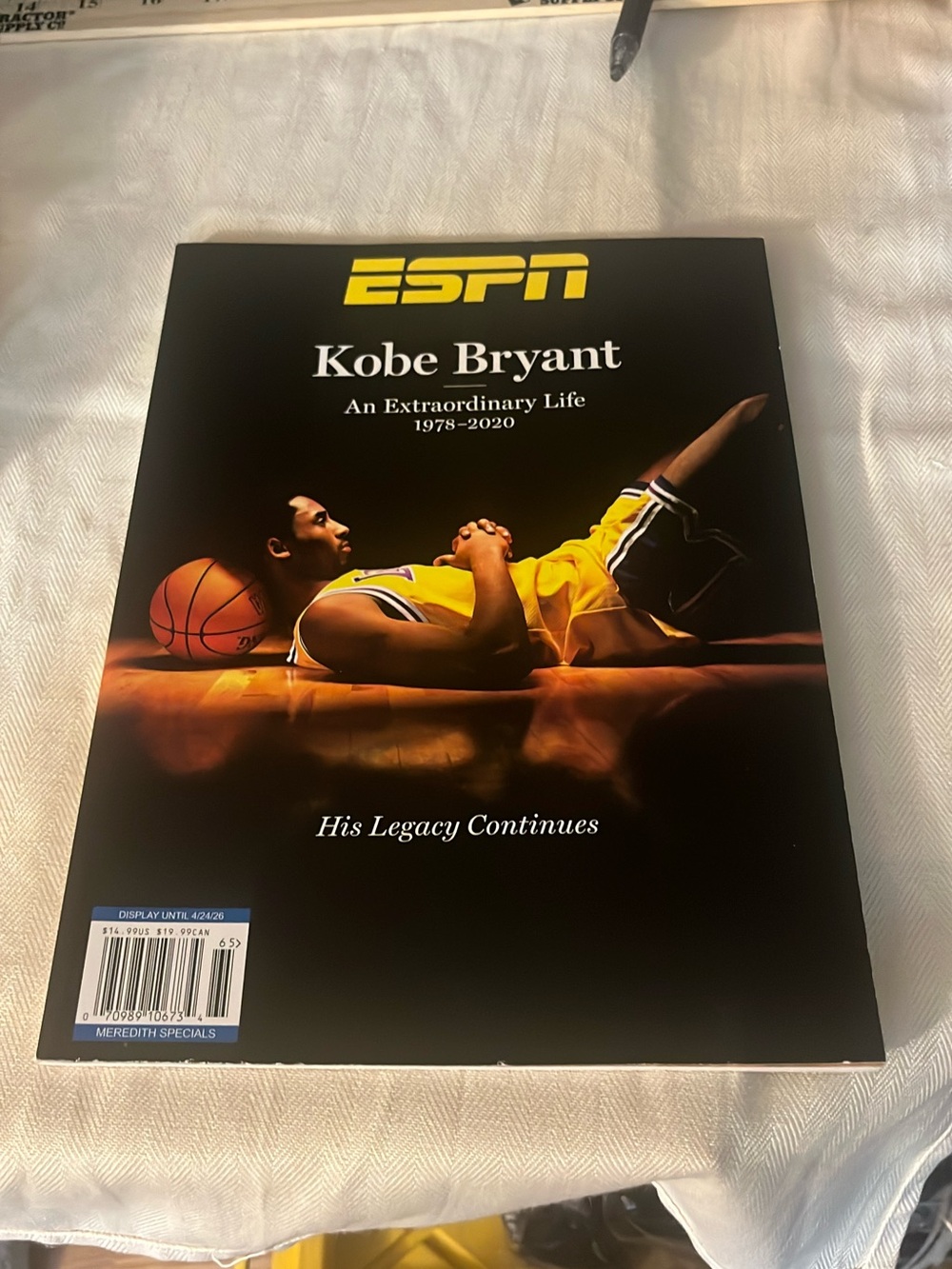 ESPN Kobe Bryant Coffee Table Book - Black and Yellow